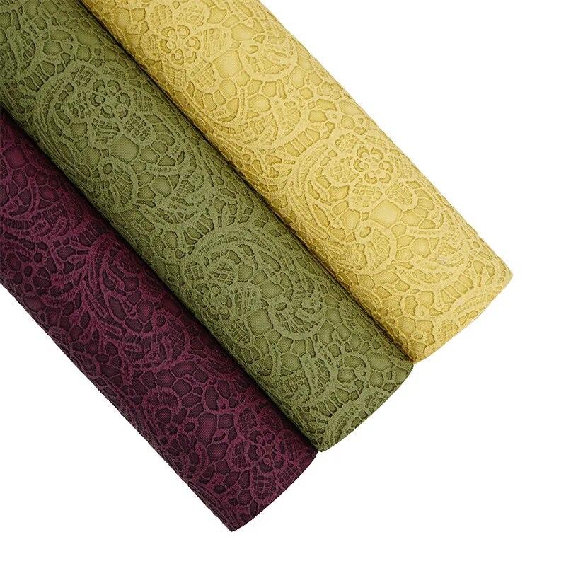 Product Introduction of 20 X 33CM Lace Carved Embossed PU Leather Handbags Bags Jewelry Boxes Packaging Leather Hair Repair Patches Fabric Patches 15