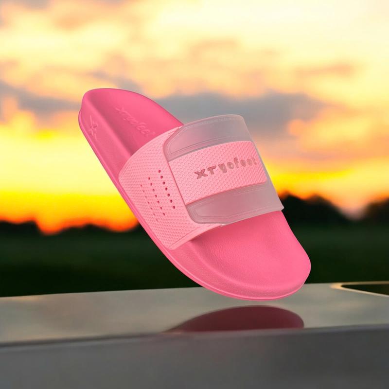 Dép nam nữ quai cao su xt yofeet XC  13 MEKA  đế IP đàn hồi tốt đi học chơi du lịch thoải mái - Dép lê đế bằng 3