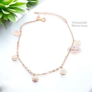 Gelang Kaki Wanita Perhiasan Aksesoris 1924