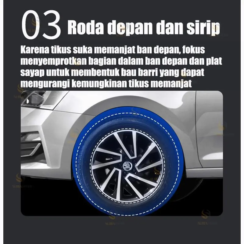 Pengusir Tikus Rumah Dapat Digunakan Di Mobil Dan Rumah Aman Dan Tidak Beracun Rat Repellent Cairan Anti Tikus Mobil Efektif mengusir tikus kecoa semut nyamuk dan laba-laba Semprotan Pengusir 8