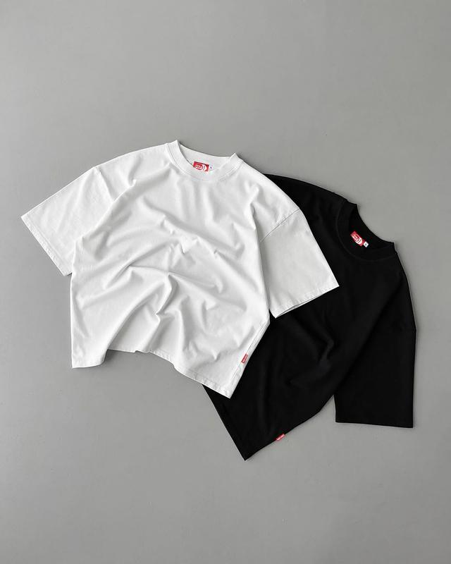 Áo thun Cotton Local Brand Unisex Nam Nữ Form Boxy Cubis Label Menswear Cổ Tròn Top Đen xl