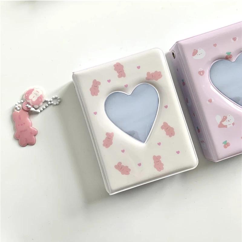 Product Introduction of Đóng Gáy Thẻ Kpop, 36 Thẻ, Sách Danh Thiếp, Giá Đỡ Ảnh Thẻ, Album Ảnh Gấu Dễ Thương, Hình Ảnh khoét Trái Tim 3 Inch, Hộp Đựng Ảnh 26