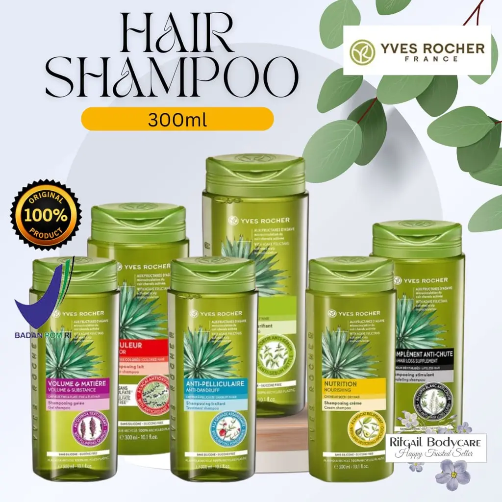 YR Yves R*cher HAIR SHAMPOO 300ml Organik