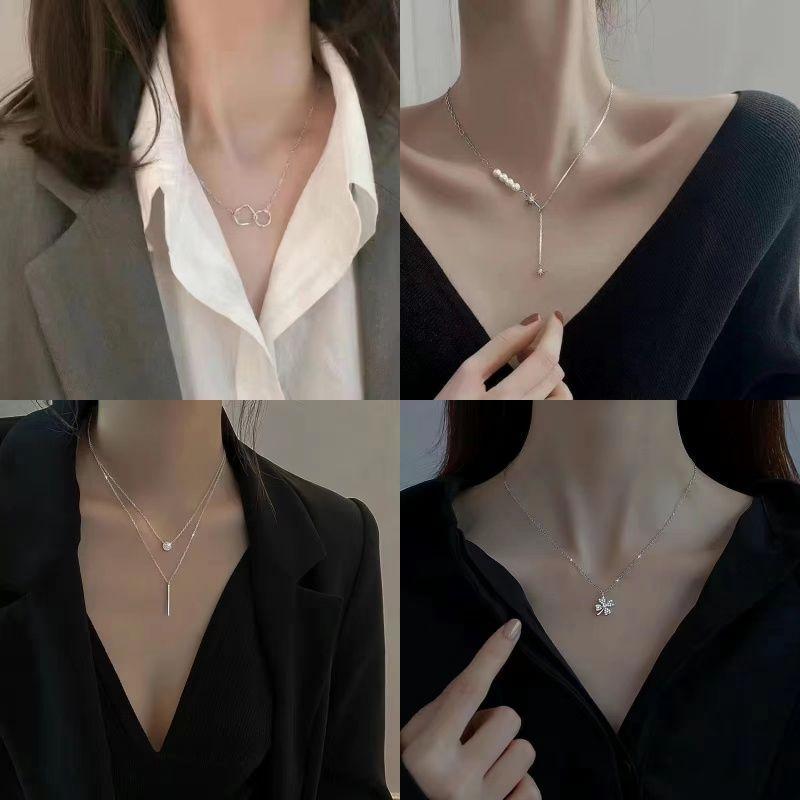 Product Introduction of Vòng Cổ, Nữ Phong Cách Hàn Quốc, Đơn Giản Và Dễ Phối Đồ, Dây Chuyền Xương Đòn, Bán Chạy, Thích Hợp Cho Học Sinh, Giảm Giá Đấm, Sáu Gói, [Giảm Giá Đấm 9.9] 4