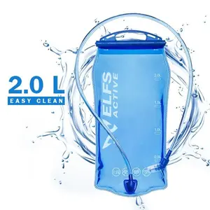 Elfs Active Water Bladder 2L Easy Clean Hydration Pack Air Camping