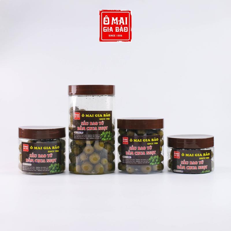 Mua 1 Tặng 1 - Hộp 500gr Sấu Bao Tử Dầm Chua Ngọt - Tặng Gói 100gr Ô Mai Dây