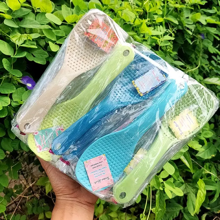 100 PCS GRATIS UCAPAN !! Souvenir Centong/ SENDOK Nasi PLASTIK 2