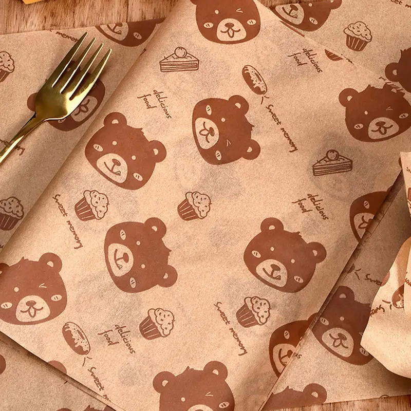 Giấy Đóng Gói Bánh Sandwich, 100 Chiếc, Cấp Thực Phẩm, Không Chứa BPA, Chống Dầu, Thích Hợp Cho Bánh Mì, Bánh Mì Kẹp, Khoai Tây Chiên, Dụng Cụ Làm Bánh, Giấy Dầu 1