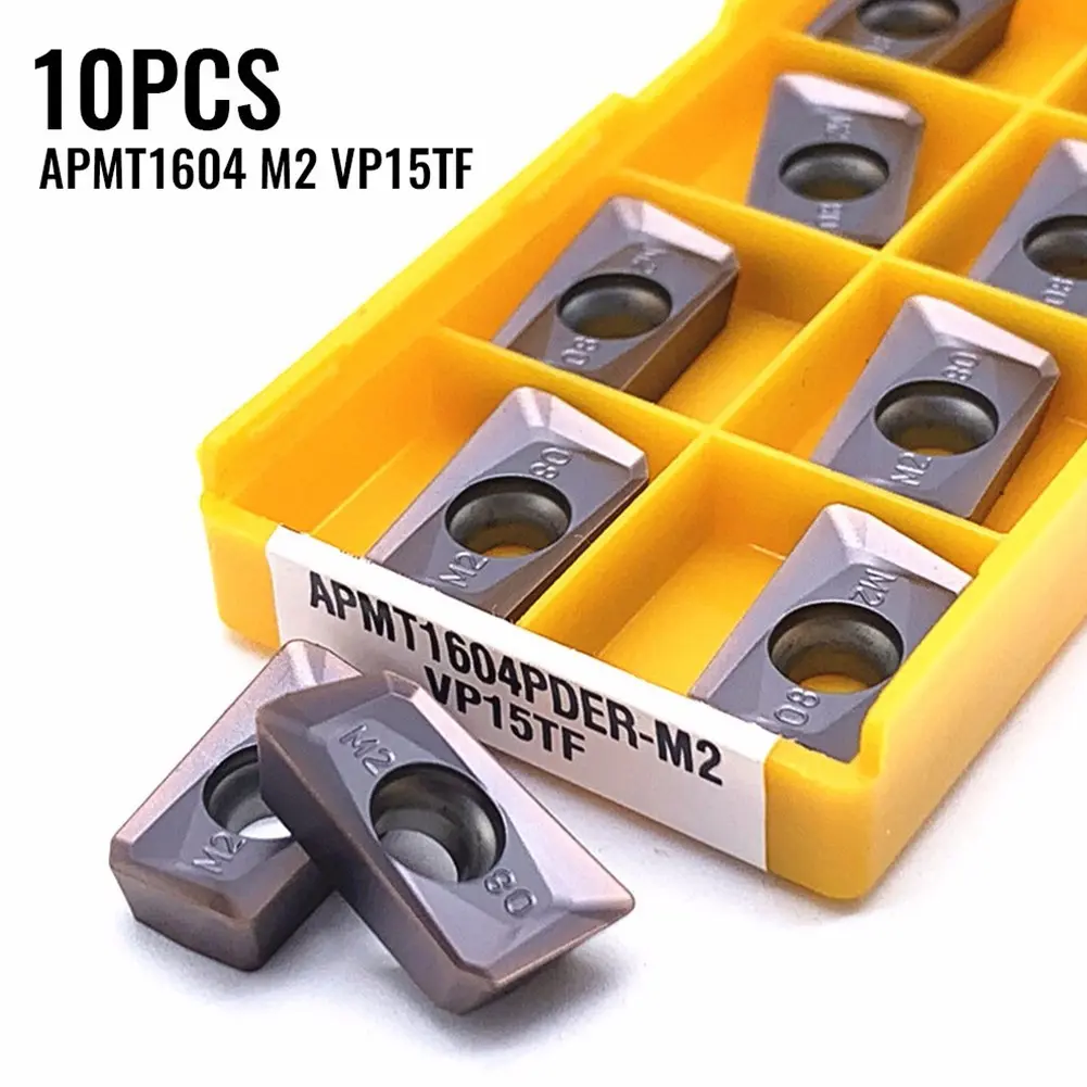 Mũi chèn APMT1604PDER-M2 VP15TF, Chất liệu Carbide, Máy CNC, Bộ 10 cái