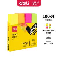 Gambar Deli Index Tab penanda warna cerah melekat kuat media yang ditempel tetap bersih 100sheet EA11102 Kertas Tinta - 50*12*4 dari Deli.Indonesia Kab. Tangerang 1 Tokopedia