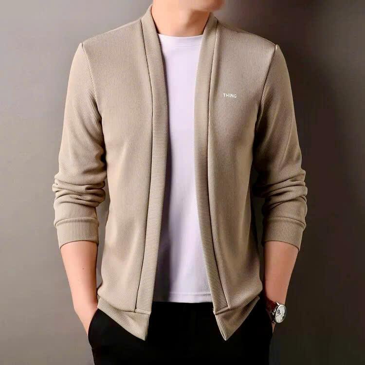 Áo Len Tăm Kiểu Dáng Cardigan nam nữ 2 lớp chất vải len tăm cao cấp co giãn 4 chiều