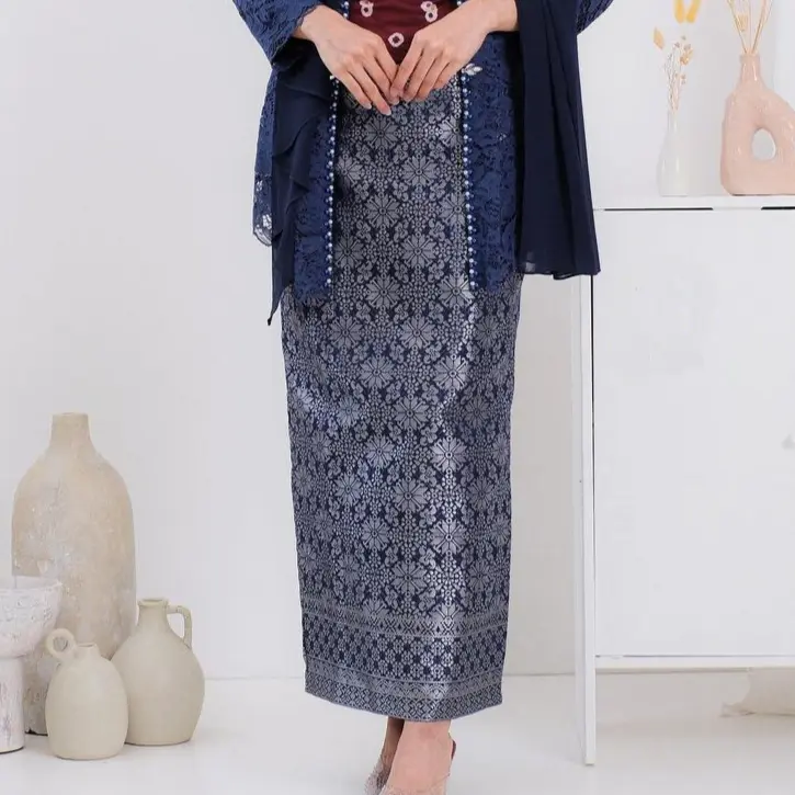 Rok Songket Span / Rok Songket Kebaya / Rok Songket Instant Jadi / Rok Wanita