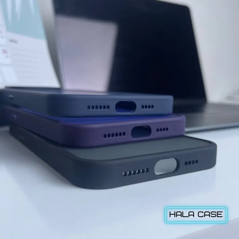 Ốp nhám 3 màu, chống vân tay, chống trầy xước, chống sốc 2M và chống trơn tuột cho Iphone Phụ Kiện 2