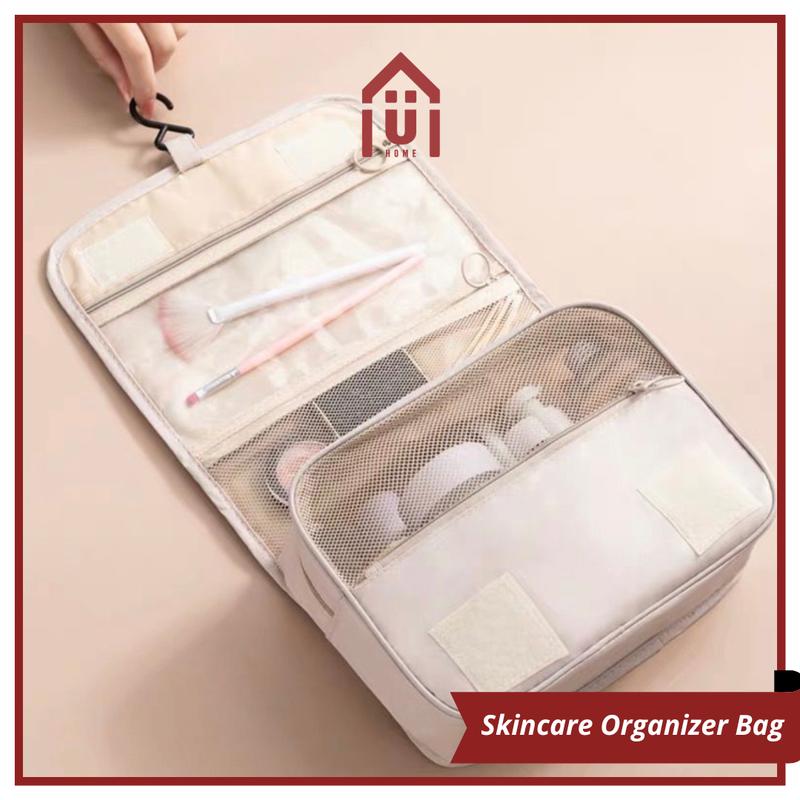Product Introduction of UNISO HOME - TRAVEL BAG SKINCARE /  TAS KOSMETIK WANITA SERBAGUNA GANTUNG / TAS MAKEUP MULTIFUNGSI 8