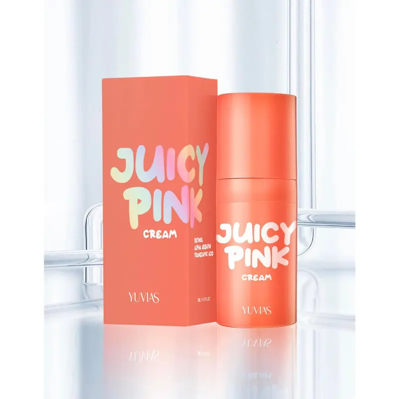 ( Mau moi) Kem làm hồng ti, hồng nhũ hoa, bikini, dưỡng ẩm, mềm ti JUICY PINK, dung tích 5gr - YUVIAS, che tên sp 7