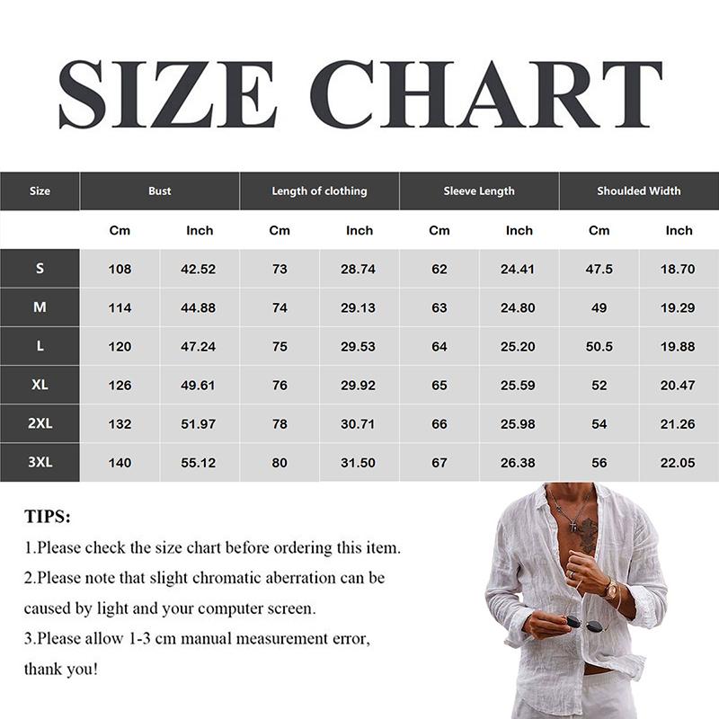 Product Introduction of Men Plain Cotton And Linen-Blend Loose Lapels Long-Sleeved Casual Cardigan Beach Shirt 0