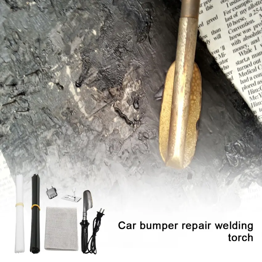 Electric Soldering Iron With Plastic Handle Flat Tip For Car Bumper Repair 50W 220V Plastic Crack Repair Spatula Smoothing Tool