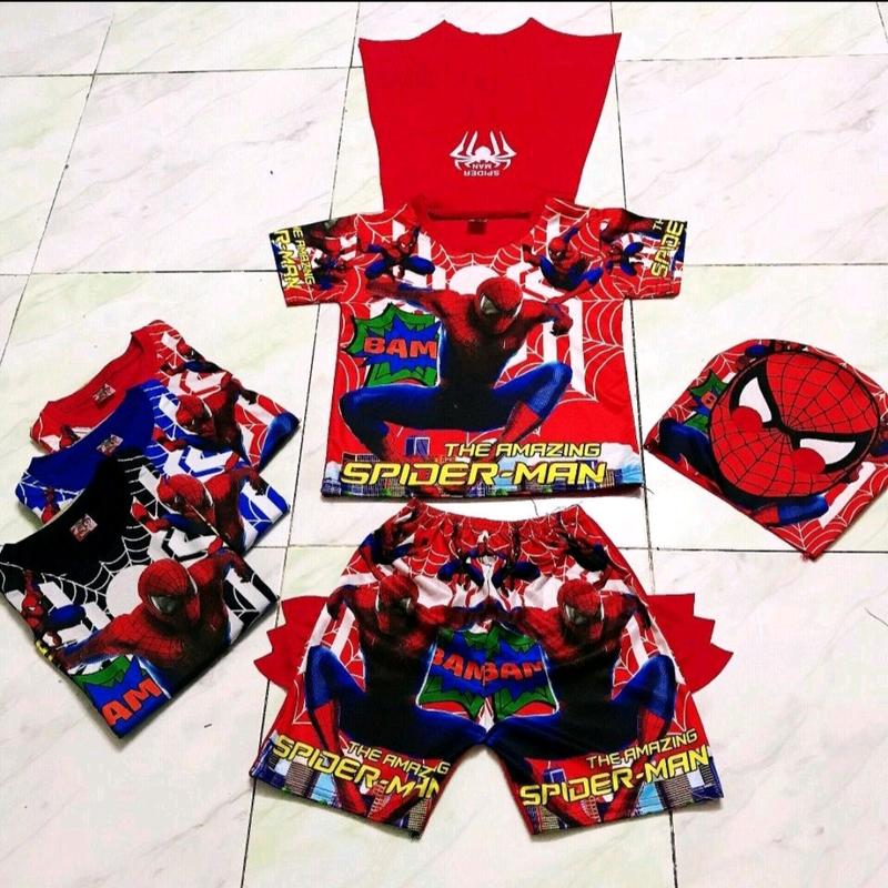 đồ bộ cho bé trai- combo 3 bộ siêu nhân bay ,3 màu. 1