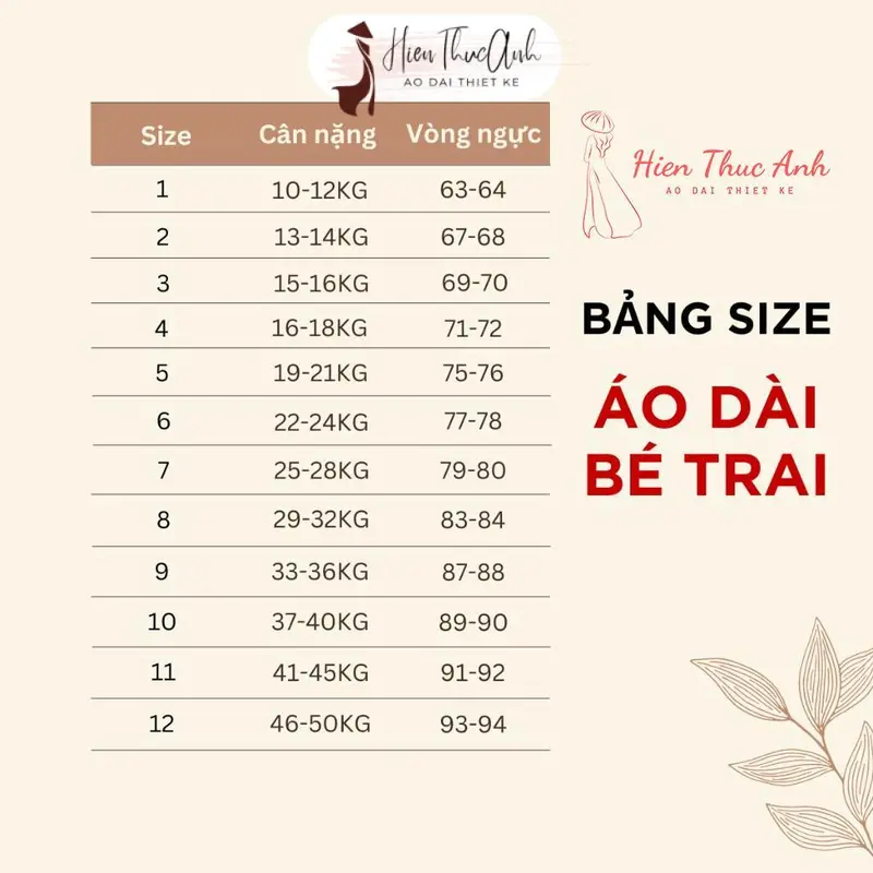 Áo dài cách tân bé trai bigsize thêu Mặt Rồng Phối Gấm tròn ngực kết hợp với khánh HTA305 - Áo dài Hiền Thục Anh 7