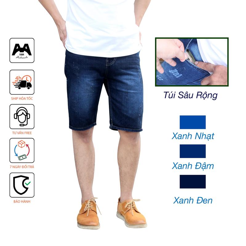 Top Quần Nam Jean Short Co Dãn Và Không Co Dãn Andromeda Wash Đũi Cào Xước Nhẹ Nhiều Màu Form Ống Đứng Thời Trang Phù Hợp Hơn Với Người Trẻ Menswear Pants Có Túi