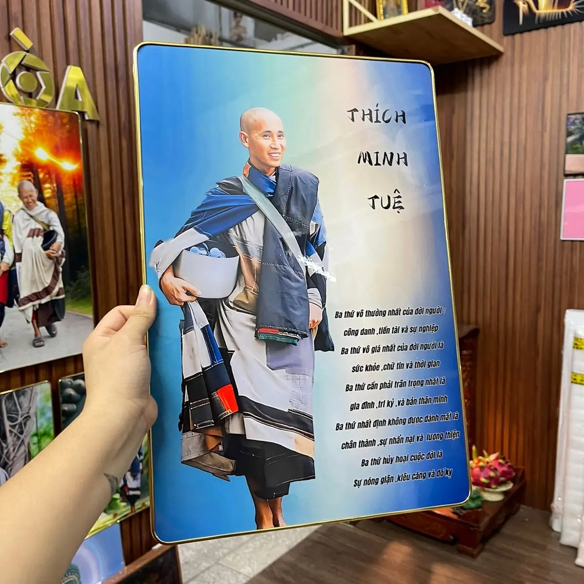 Ảnh mới phông xanh thầy minh tuệ