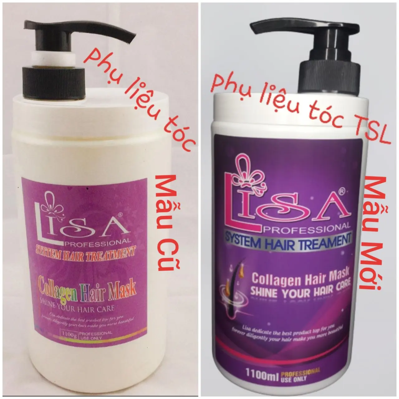 DẦU XẢ TÓC  LISA COLAGEN (kem ủ xả tóc)1100ML Ủ lạnh tóc ,xả  tóc , mềm mượt óng ả  hương thơm dịu lâu. Collagen