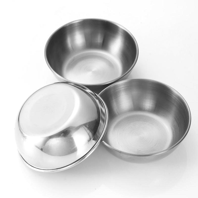 Product Introduction of Stainless Steel Sauce Plate Oil Cup Seasoning Seasoning Plate Bowl Serving Sushi Oil Plate Small Seasoning Plate 6 Pieces Set 16
