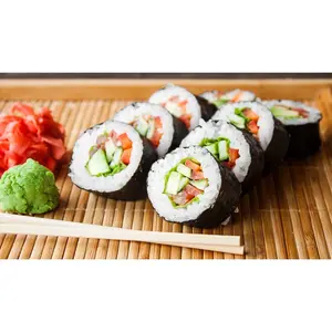 Promo Tikar penggulung sushi makisu sushi roller bamboo mat alat masak dapur khusus nori jepang kitchen on Cod