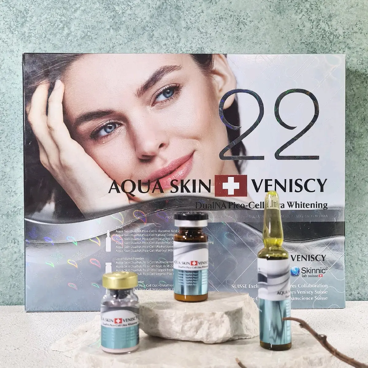 Aqua skin whitening skin pemutih tubuh