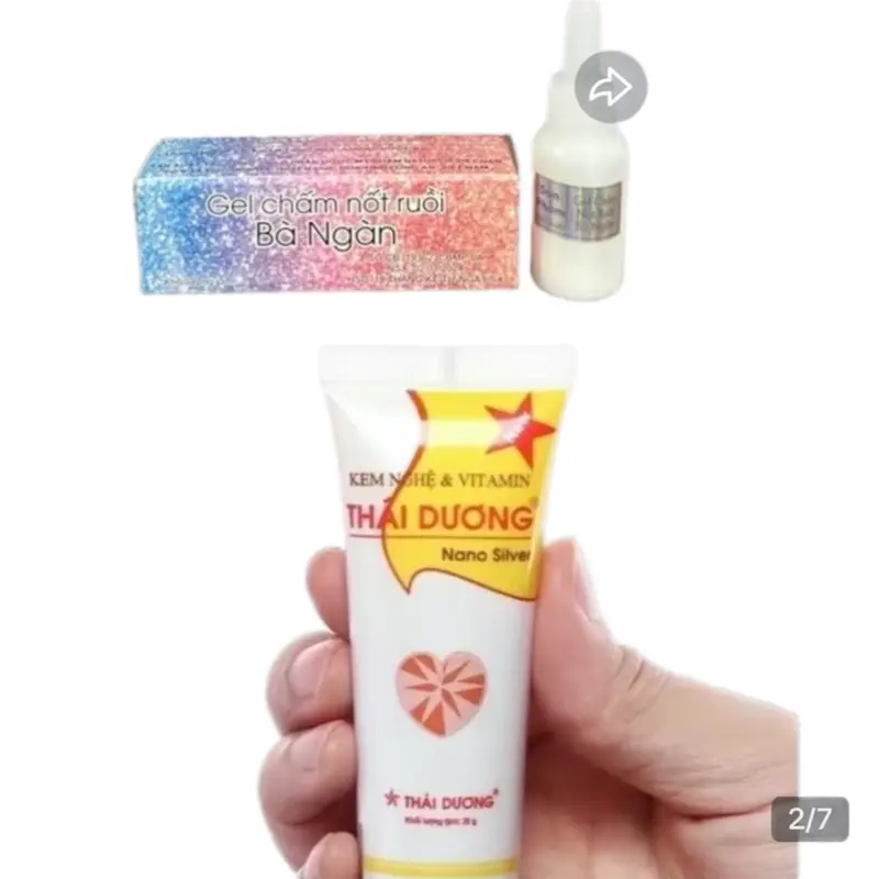 Bộ đôi GEL tẩy nốt ruồi và kem nghệ làm mờ sẹo Handmade Cho Bé 1
