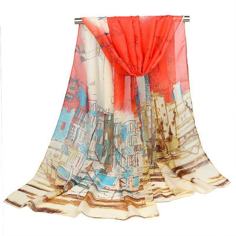 Product Introduction of Khăn Choàng Voan Tức Thì, Parsimonious, 50 * 150cm, Thời Trang Nữ, Khăn Trùm Đầu Hồi Giáo, Turba, WJ1042-11 17