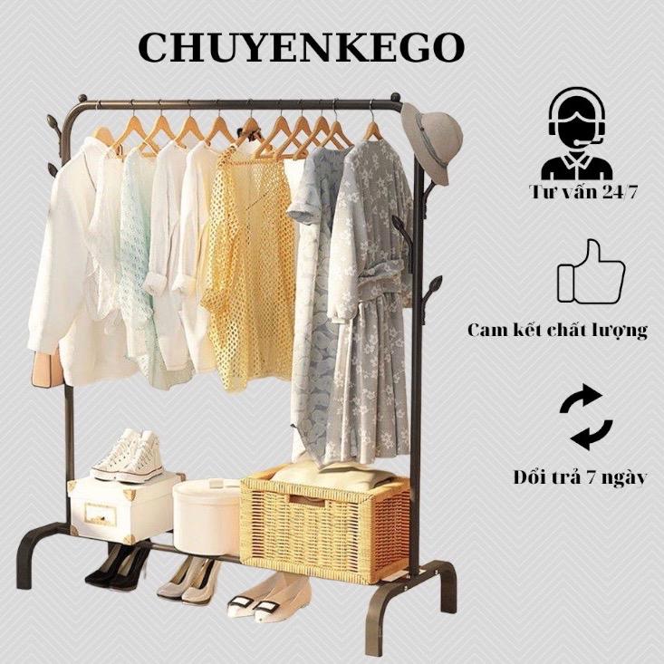 Giá Treo Quần Áo  1G-1T Bằng Sắt Giá Treo Quần Áo Kim Loại Chắc Chắn Tiện Lợi