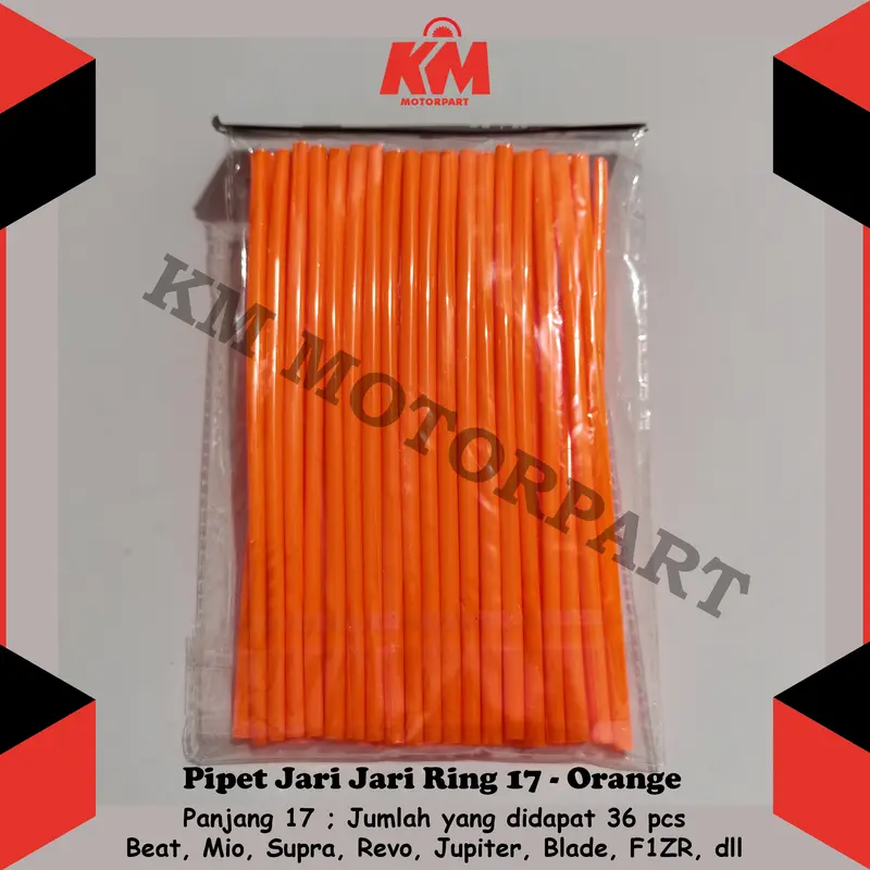 Pipet Jari Ring 17 Motor dan Sepeda Sedotan isi 36 pcs untuk Beat Mio Nex Scoopy Vario Xride dll 3