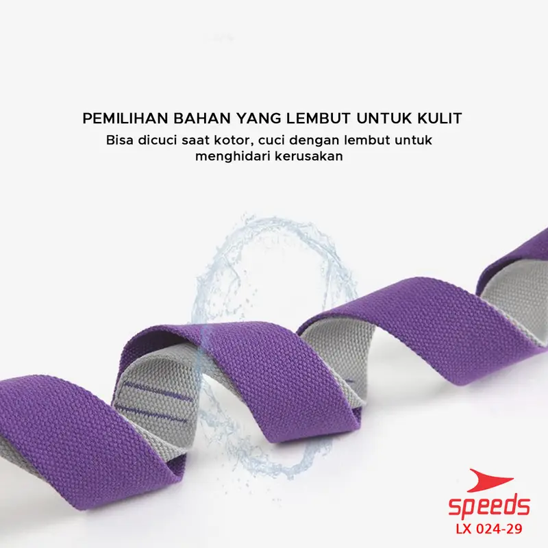 SPEEDS Legs Stretch Resistance Band Tali Karet Yoga Elestasis Hip Band Flexi Olahraga Tubuh Fleksbilitas 024-29 8