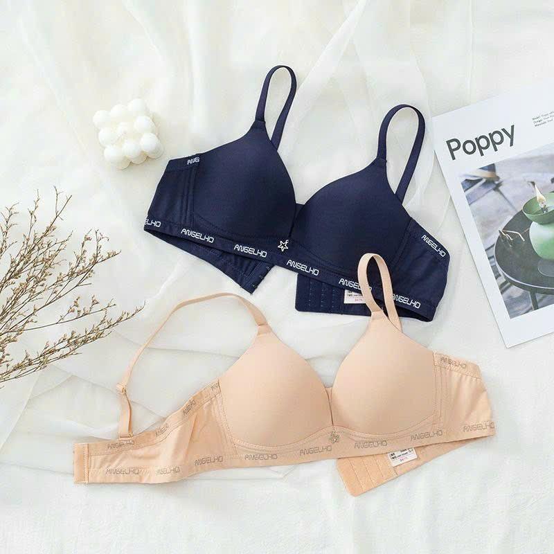 Áo Lót Nữ Đúc Su Đệm Mỏng Không Gọng Phối Viền Chữ Ôm Gọn 3285 Voi