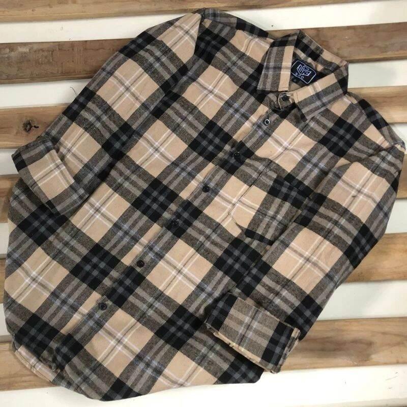 Product Introduction of DISKON 50% kemeja flanel pria dan wanita kemeja flanel kotak kotak premium distro lengan panjang RA BUSANA Atasan 3