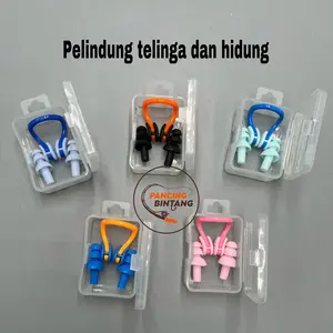 Clip Nose Klip Noise Penutup Hidung Pelindung Telinga Renang Diving Air