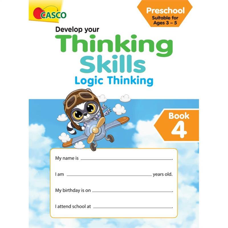 original Preschool Develop Your Thinking Skills Book 4: Logic Thinking 1