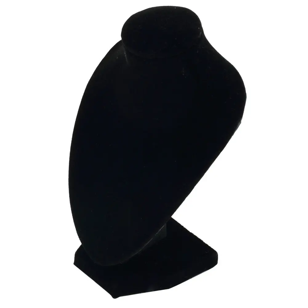 [Zrogixu]Black Mannequin Necklace Jewelry Pendant Display Stand Holder Show Decorate