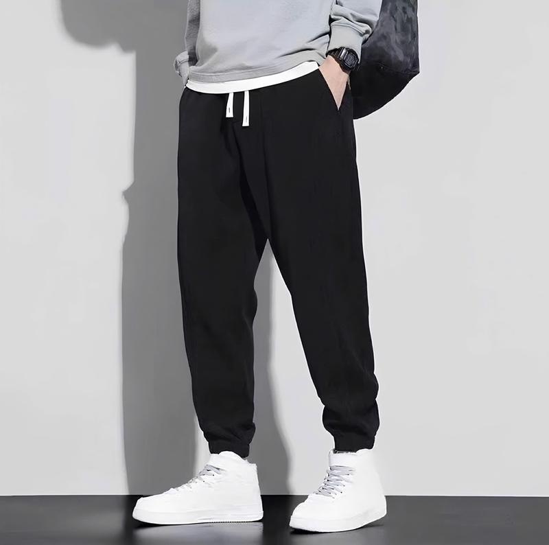 [ CAO CẤP ] Quần Gân Tăm Jogger nam nữ nhà KENBI store form dáng ống rộng, bo gấu, unixsex, cao cấp Ong Menswear Pants Sport Gym Tập Thể Dục 1