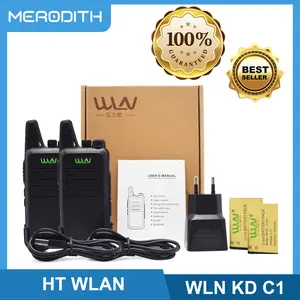 (COD) ht wln c1 walky talky uhf 16 Saluran walkie talkie jarak jauh Headset set portabel handy talky
