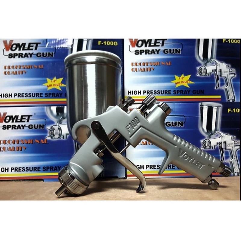 Dụng cụ PHUN SƠN VOYLET F100-ĐẦU PHUN 1.3mm SƠN XE MÁY Ô TÔ ĐỒ GỖ ĐỒ MỸ NGHỆ NỘI THẤT