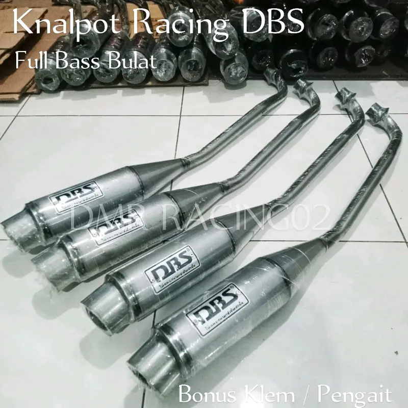 Knalpot Racing Dbs Supra Jupiter Astrea Grand Vega Revo Blade Shogun Crypton Legenda Prima Star Absolute Revo Motorcycle 0