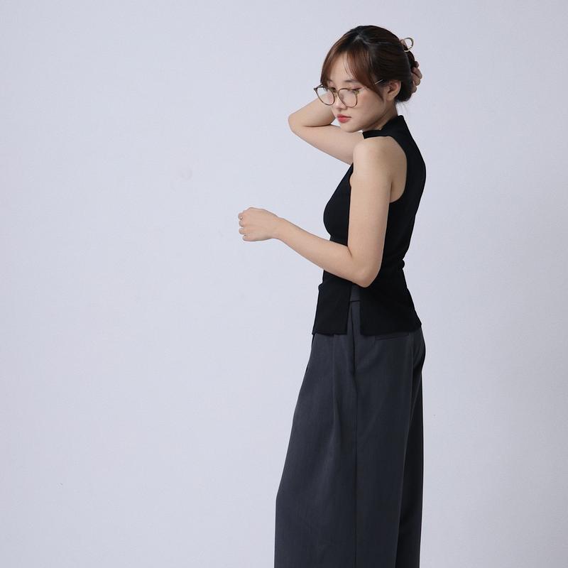 Seleen, Áo thun nữ mềm co dãn cổ ống xẻ tà, WT0035 1