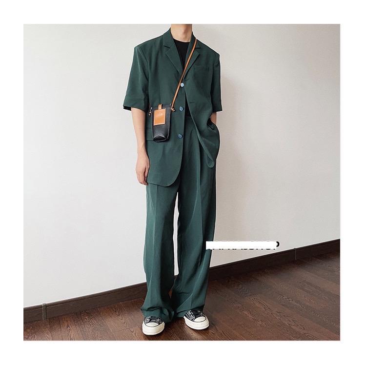 Set Blazer Nam Màu Xanh Lá 3
