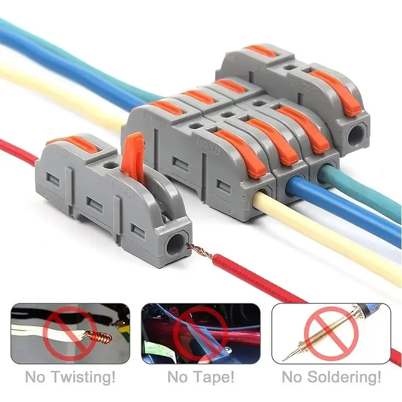 Quick Wire Terminal Connector Universal Wiring Cable Connector Wire ...