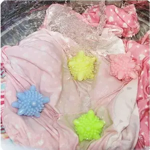 Bola Karet Mesin Cuci MAGIC LAUNDRY BALL Alat Bantu Pembersih Baju