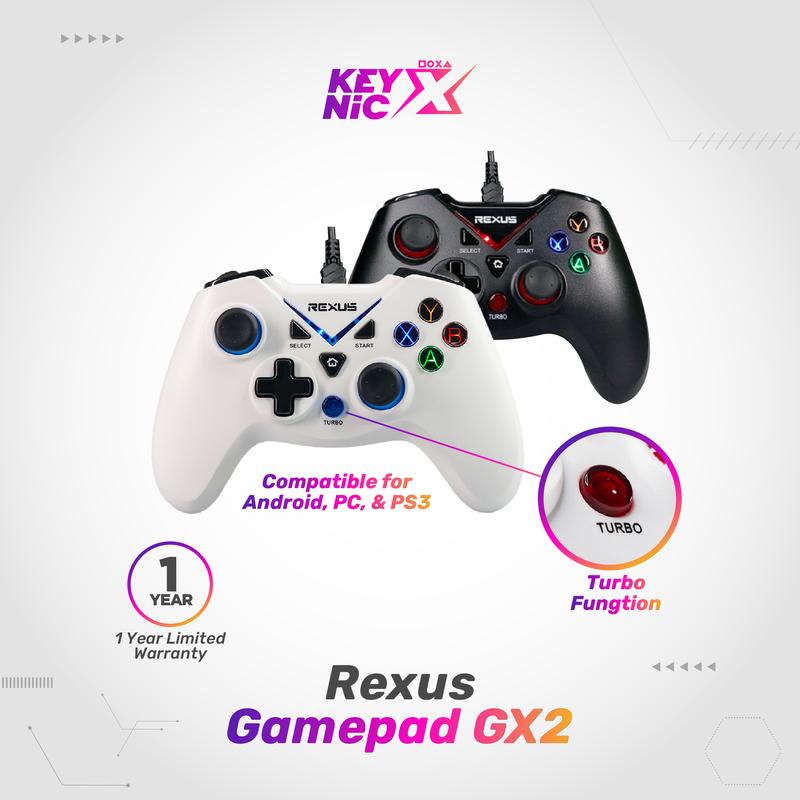Rexus Pro Gaming Stick Controller Gamepad GX2 Garansi Resmi 0