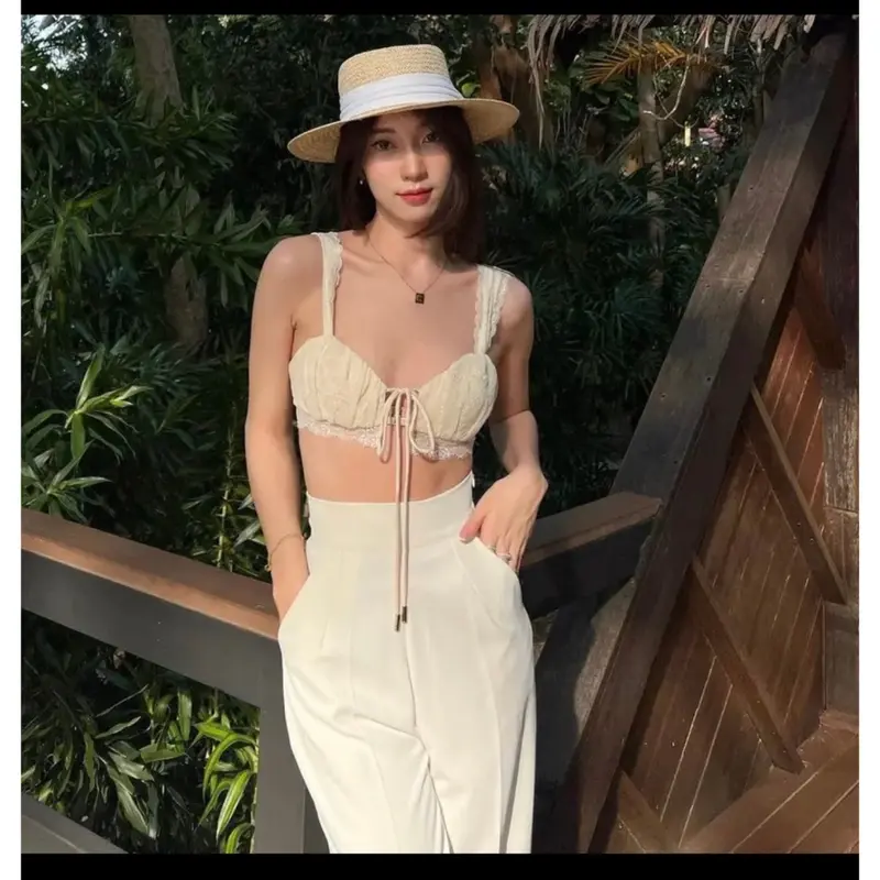 Quần Tây Ống Suông Big size Nữ Dáng Dài Khóa Hông Gen Eo Ôm body tôn dáng 95-98cm. 7