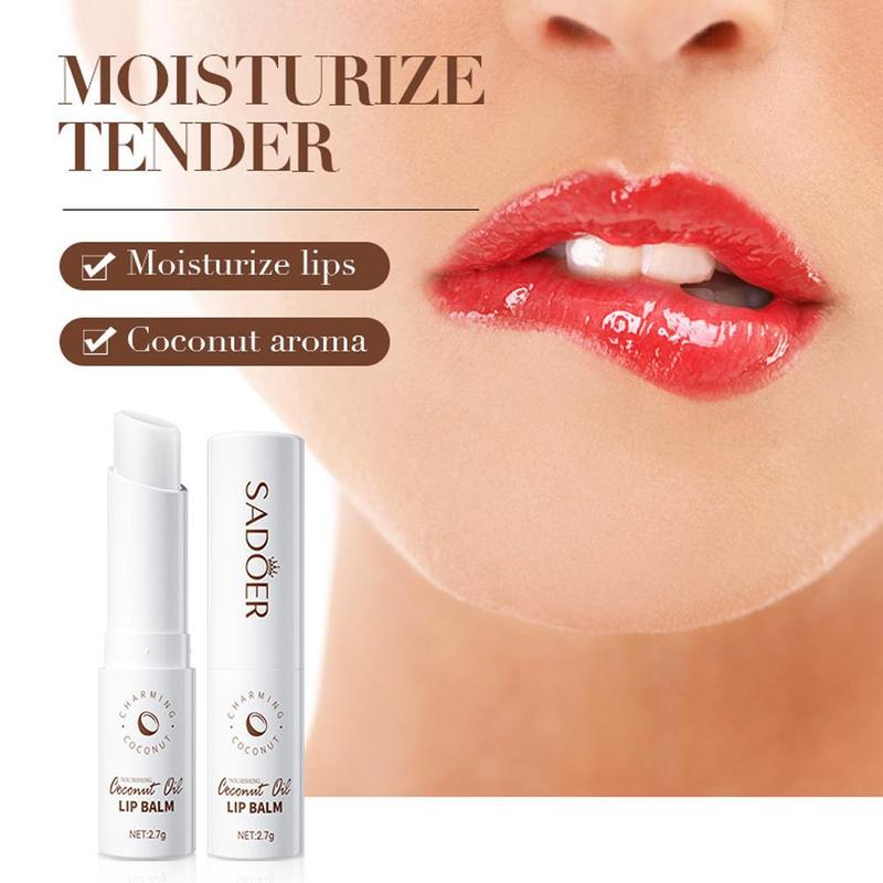Product Introduction of SADOER Coconut Lip Balm Hydrating Moisturizing And Anti-cracked Lip Balm 15